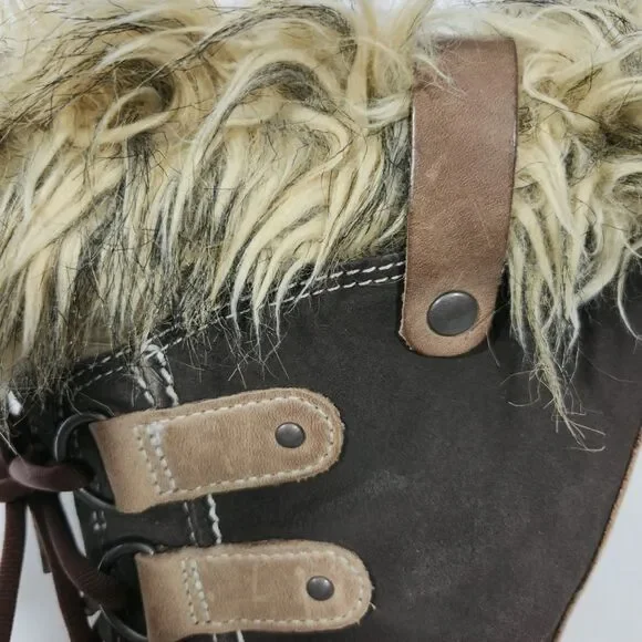 Sorel Womens NL 1540-248 Sz.5 Joan Of Arctic Brown Waterproof Winter Boots - Picture 9 of 16